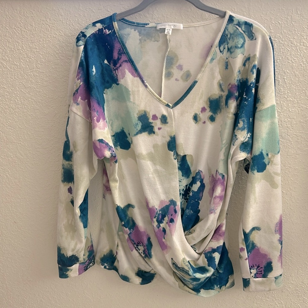 Daily Thread long sleeve colorful shirt XL